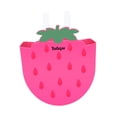 thumbnail image 3 of Cesta de almacenamiento infantil, cesta delantera para manillar de bicicletas infantiles, fácil de usar. Rojo rosa, 3 of 9