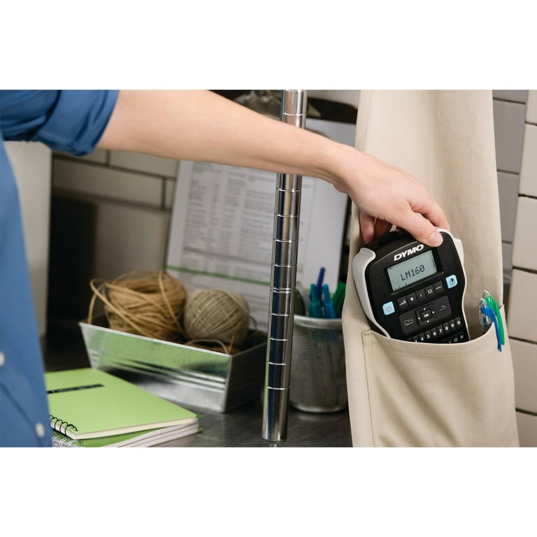 DYMO Labelmanager 160P Handheld Label Maker, 2 Lines, 7.9 x DYMO Labelmanager 160P Handheld Label Maker, 2 Lines, 7.9 x