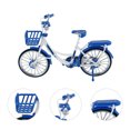 thumbnail image 3 of Miangastore Cycling Miniature Toy Simulation Bike Plastic Blue 1 Set 7.9x4.7in, 3 of 8
