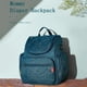 thumbnail image 5 of insular Mochila Maternal Impermeable con Ganchos para Cochecito, Ideal para Viajes y Necesidades del Bebé, Color Azul Denim, Modelo 10069, 5 of 7