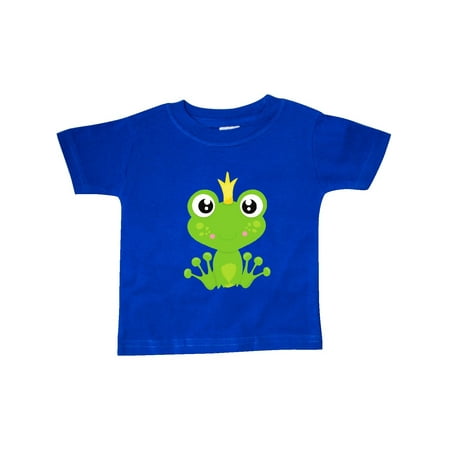 

Inktastic Frog Prince Green Frog Frog With A Crown Gift Baby Boy or Baby Girl T-Shirt