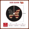 thumbnail image 2 of Sikiie Patriotic USA Butterfly Art Christmas Tree Skirt, Christmas Tree Decorations, Christmas Decor, Tree Mat Decoration(30-48IN)-36", 2 of 6