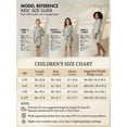thumbnail image 7 of Boys&Girls Kids Terry Bathrobe Hooded Soft Towel Robe 100% Cotton Pajama Loungewear Kids Hooded Towel 2-12 Years, 7 of 7