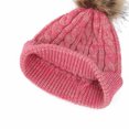 thumbnail image 3 of LpwkSSA Kids Winter Hat Scarf Gloves Set, Girl Boy Toddler Warm Thick Ski Cap Scarf Mittens Children Gift (Hot Pink,Free Size), 3 of 7