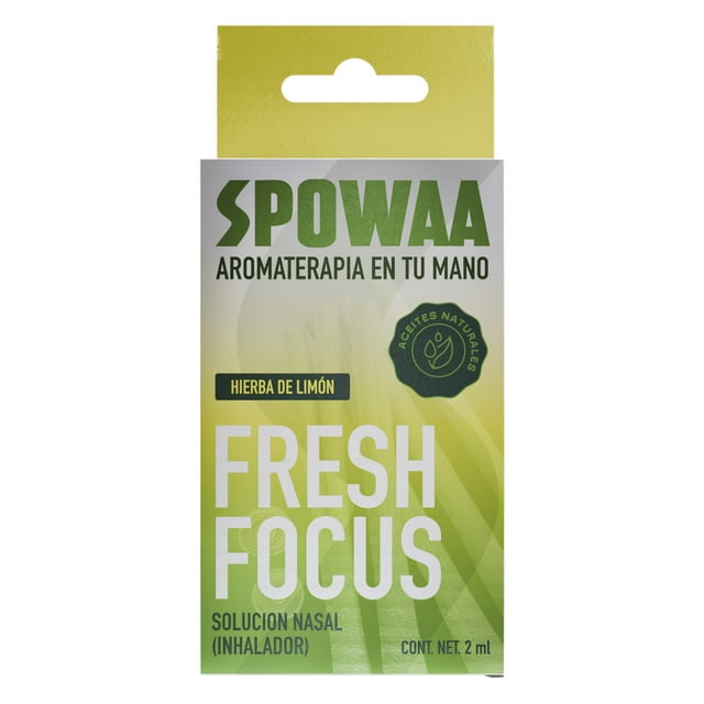 Inhalador Nasal Aromaterapia Fresh Focus Aceites Esenciales Hierba De Limón 2ml Spowaa