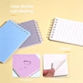 thumbnail image 4 of Single A7 Pocket Lined Notebook, Dienrx Top Bound Coil Small Writing Notepad, Memo Journal For Travel Business Household Recording, 4 of 4