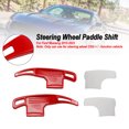 thumbnail image 4 of Levier de Vitesse à Palettes au Volant Rouge Compatible avec Ford Mustang 2015-23, 4 of 15