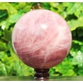 thumbnail image 3 of Polished Superb Color Pink Rose Quartz Ball, 205mm/26.8lb Natural Crystal Quartz Metaphysical Healing Reiki Meditation Feng Shui Globe Unique Collector's Gift, Office Desk Decoration Sphere, 3 of 5