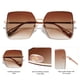 thumbnail image 5 of Gafas de sol SOJOS Trendy Square Oversized SJ1170 para mujer, 5 of 6