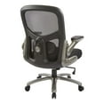 thumbnail image 3 of Pro-Line II Big And Tall Black Executive Chair with Padded Mesh Seat , Mesh Back And Titanium Base, 3 of 3