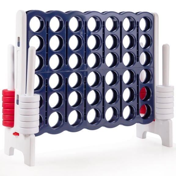 Jumbo 4-to-Score 4 in A Row Giant Game Set Indoor Outdoor Adults Kids Family Fun