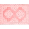 thumbnail image 1 of Ahgly Company Machine Washable Indoor Rectangle Oriental Red Traditional Area Rugs, 7' x 9', 1 of 4