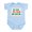 Sky Blue, variant on CafePress - 50% Irish + 50% Italian = 100 Infant Creeper - Baby Light Bodysuit, Size Newborn - 24 Months