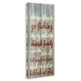 thumbnail image 4 of Stupell Industries Rustic Lake Rules Typography Painting Gallery Wrapped Canvas Art Print Wall Art, 17 x 40, 4 of 8