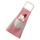 thumbnail image 2 of Delantal Bolsillo de PVC Delantal ajustable Impermeable a prueba de aceite Babero Accesorio de cocina, Tipo 1, Rosa kenally HA003469-04, 2 of 6