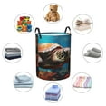 thumbnail image 6 of Laundry Basket, Realistic Turtle Laundry Hamper Waterproof Laundry Bag Clothes Hamper Laundry Bin with Handles for Bedroom, Living Room, Kids Room, 6 of 6