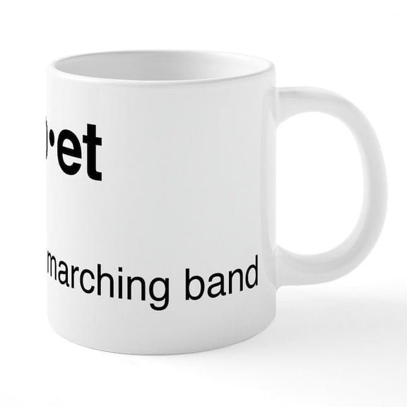 CafePress - Trumpet Mugs - 20 Oz White Ceramic Mega Mug