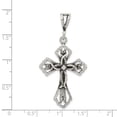 thumbnail image 4 of Auriga Fine Jewelry 925 Sterling Silver Antiqued Cross Pendant for Women, 4 of 6