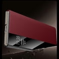 thumbnail image 5 of For Huawei Mate Xt Ultimate Case View Window Genuine Cow Leather+pc Electroplating Phone Cover, 5 of 5