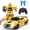 Black&Yellow, variant on Remote Control Car Transform Toys,2.4G 1:12 Scale Transform Car Robot,One Button Transformation and 360 Rotation Drifting
