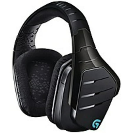 Refurbished Logitech Artemis Spectrum Wireless 7.1 Surround Sound Gaming Headset - Stereo - Mini-phone, RCA - Wired/Wireless - 65.6 ft - 39 Ohm20 kHz - Over-the-head - Binaural - Circumaural (Best Wireless 7.1 Gaming Headset)