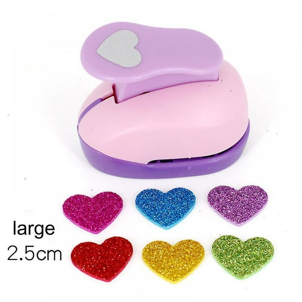 Perforadora de papel TANGJMXG con forma de corazón para manualidades 7 x 4 x 6 cm