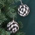 thumbnail image 3 of ETOSHOPY 24pcs Christmas Plaid Ball Decors Comfortable XMAS Christmas Hanging Ornament, 3 of 9