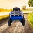thumbnail image 2 of 12V Kids Electric Ride-On Tractor with Trailer – 7-LED Headlights – MP3/USB Player – 2+1 Gear Shift – Remote Control – Slow Start – Battery Powered – 35W Motor – EVA Tread Tires, 2 of 99