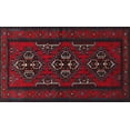 thumbnail image 1 of Ahgly Company Machine Washable Indoor Rectangle Traditional Tomato Red Area Rugs, 8' x 12', 1 of 7