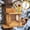 Feeder & Pink Water Feeder, variant on Outdoor Winter Carbon Wood Squirrel Feeding Box, Sturdy Wooden Chipmunk House Feeder, Holds Peanuts & Corn for Squirrels