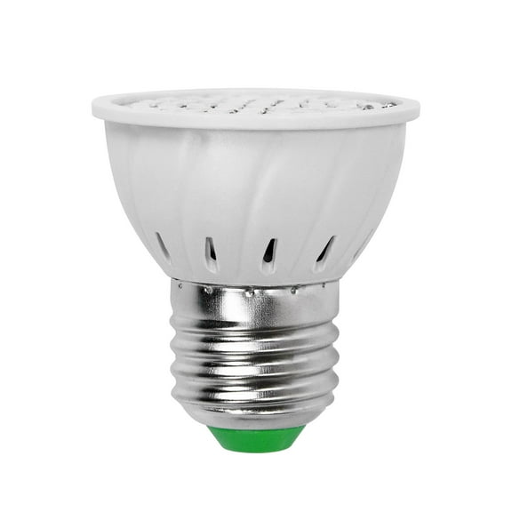 Harlier Led Grow Light Bulb Full Spectrum, Plant Light Bulb with 60 LEDs for Indoor Plants, E27 Socket, Grow Lamp for Hydroponic Indoor Garden Greenhouse Succulent Veg Flower