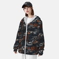 thumbnail image 4 of Picia Cool Sports Car Women's Men's UPF 50+ Sun Protection Hoodie Shirt Long Sleeve SPF Fishing Outdoor UV Hiking Lightweight Shirts-X-Large, 4 of 9