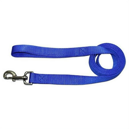 UPC: 0024764843277 | Leather Brothers 1106BL 1P Nylon Lead – 1 in. x 6 ft.