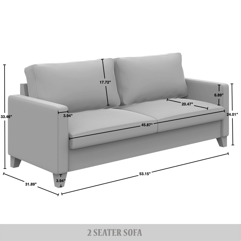 Castle Place Contemporary Corduroy Velvet Loveseat, Grey