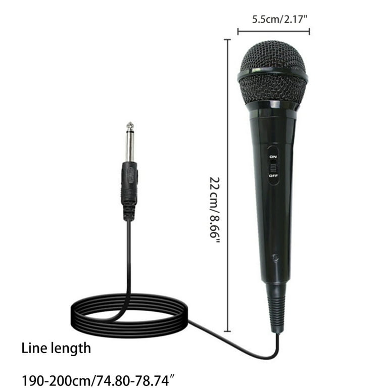 Dynamic Dynamic Music Microphone With On/Off Switch For Vocal Music  Performance Wired Karaoke Mic From Mozifang, $20.76
