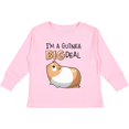 thumbnail image 3 of Inktastic I'm a Guinea Big Deal with Cute Guinea Pig Boys or Girls Long Sleeve Toddler T-Shirt, 3 of 5