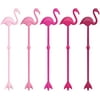 TrueZoo Fabrication 4185 Truezoo Flamingo Stir Sticks (Set Of 5), Multicolor