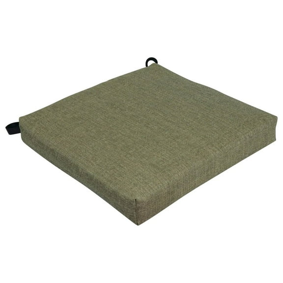 Blazing Needles 20-inch by 19-inch Premium Olefin Outdoor Chair Cushion