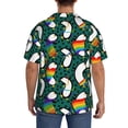 thumbnail image 3 of Fotbe Lgbt Penguin Camisa Estampada de Manga Corta para Hombre, Casual de Verano, Estilo Playero, Sin Arrugas-3X-Large, 3 of 5