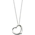 thumbnail image 3 of Ever Direct  Sterling Silver Floating Heart Pendant Chain Necklace (w/Box Chain), 3 of 3