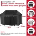 thumbnail image 2 of Housse de BBQ pour Spirit II et Spirit Series, Housse de Barbecue d'Extérieur Robuste, Résistante à la Décoloration et aux Intempéries, Housse de BBQ Compa to, 2 of 7