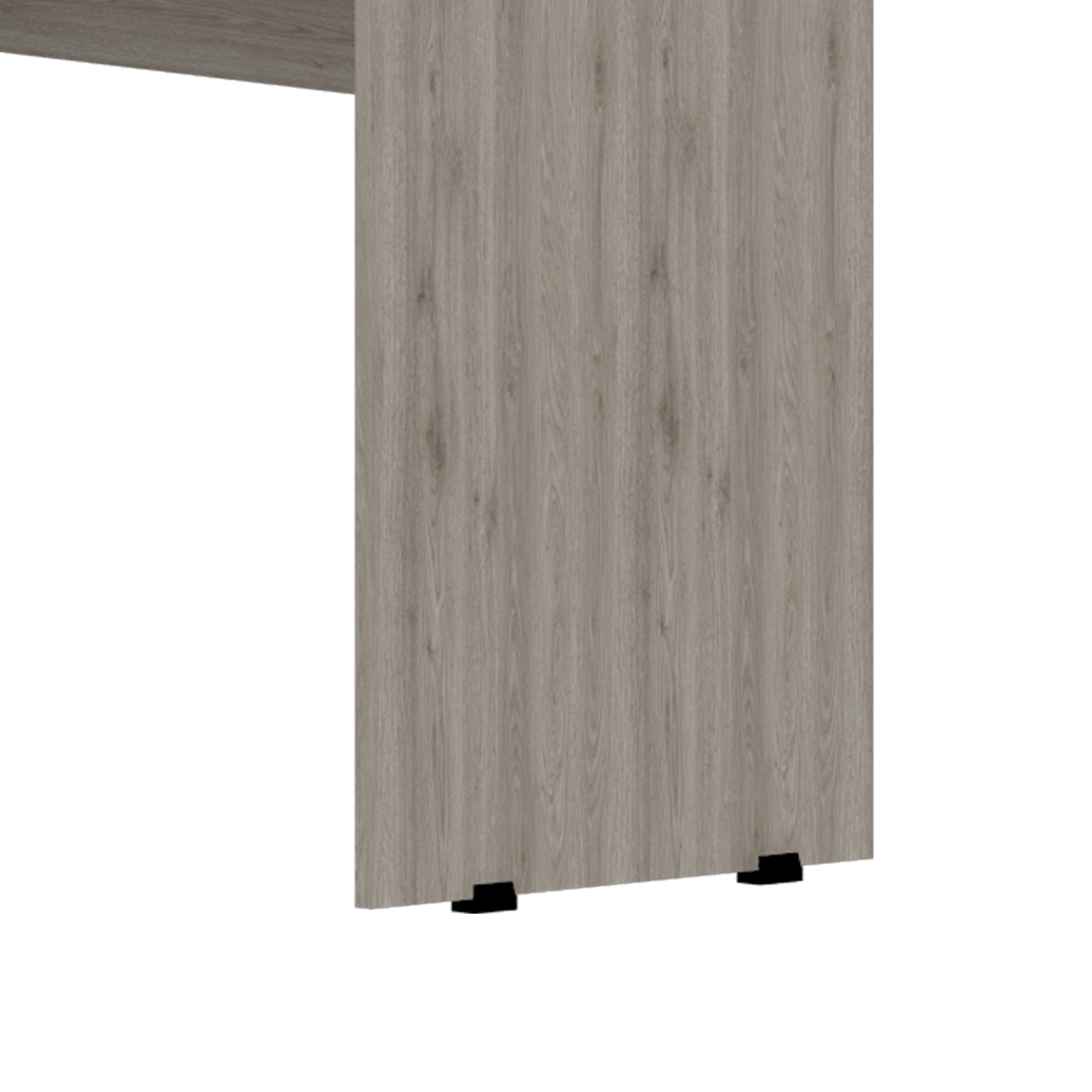 Raleigh 88 Inch L Shaped Desk with Two Drawers and CPU Storage