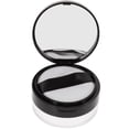 thumbnail image 3 of CIMAXIC Portable Empty Powder Case Mirror Loose Powder Container Makeup Case with Powder Puff (Black),2.56"X2.56"X1.57", 3 of 5