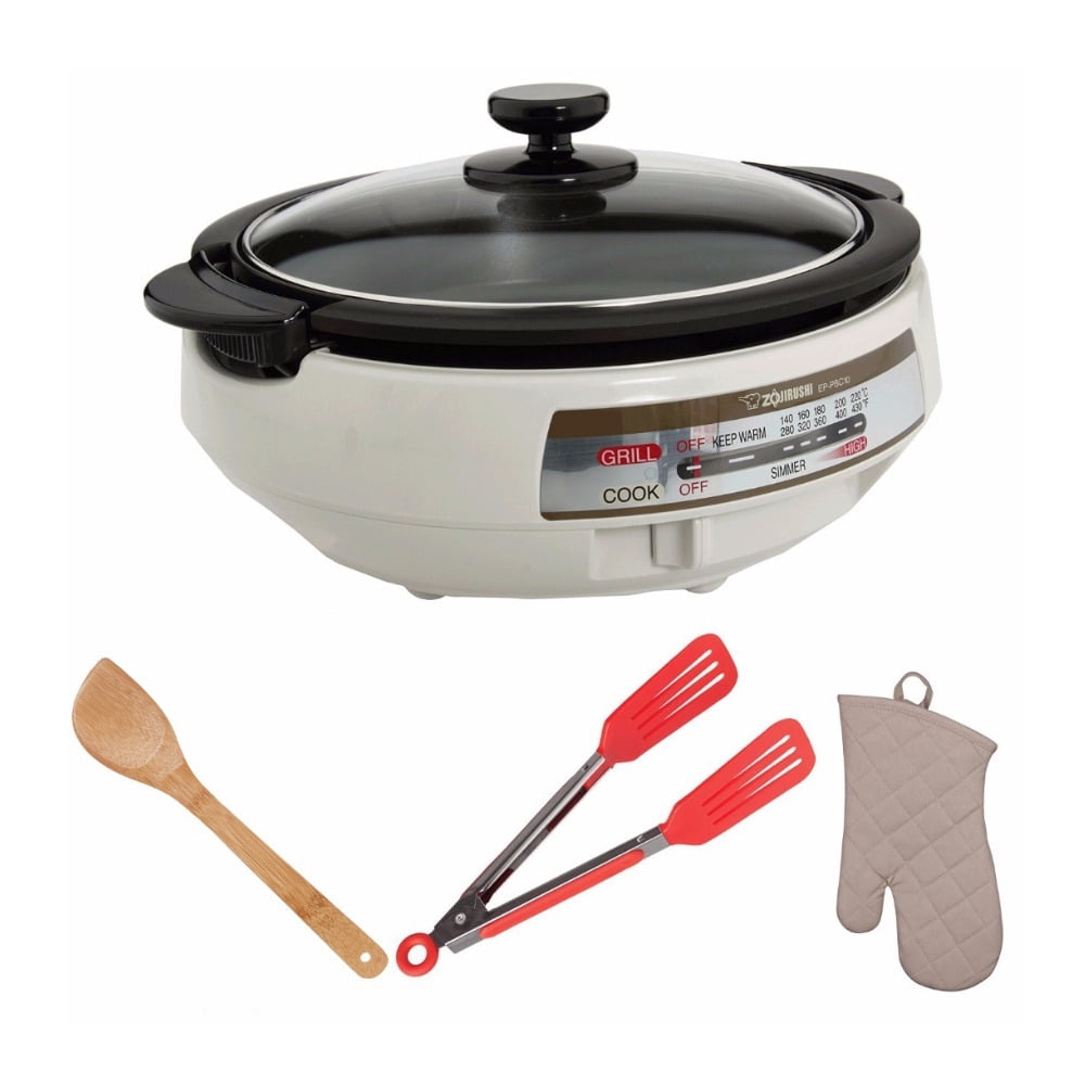 Zojirushi EPPBC10 Gourmet d'Expert Electric Skillet w/ Accessory