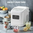 thumbnail image 5 of Auseo Countertop Ice Maker, 26Lbs/24H, S/L Ice Cube, Timer, Self-Cleaning, Portable Ice Machine with Handle and Ice Scoop, 5 of 10
