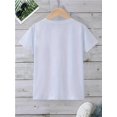 thumbnail image 3 of Teenage Alphabet Print T-Shirt - Breathable Cotton Short Sleeve T-Shirt with CR7 Design, Machine Washable Sports Top for Boys and Girls, Outdoor Play and Casual Wear Football Jersey, 3 of 7
