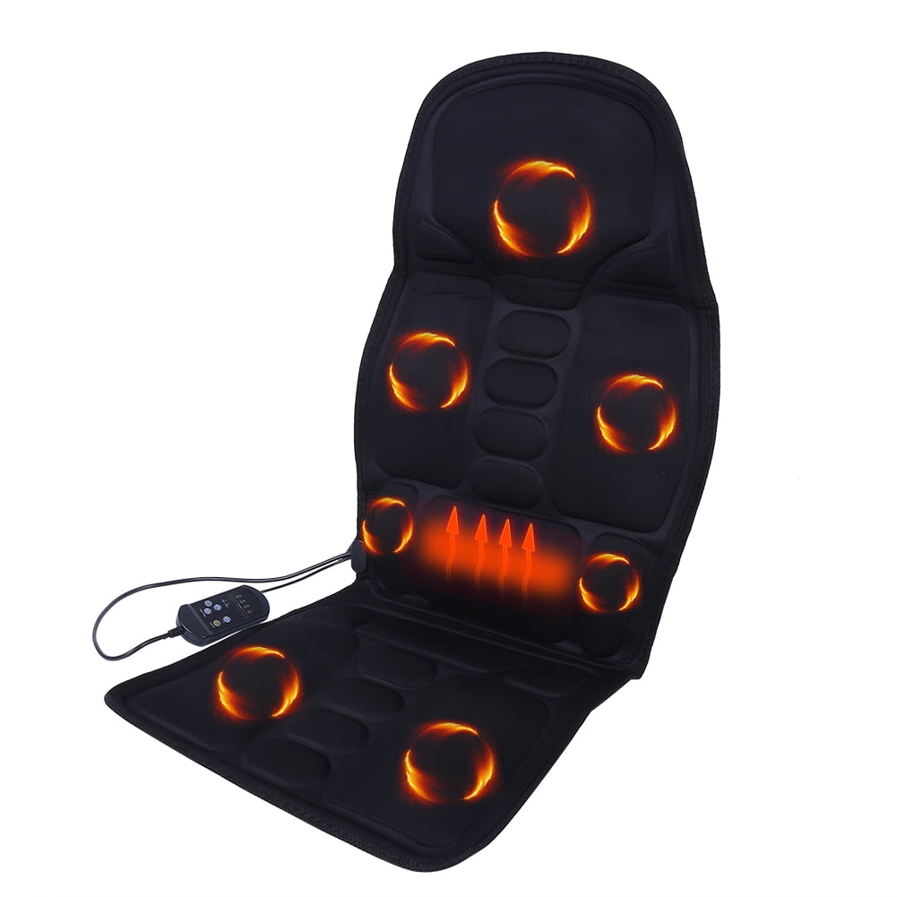 8 Mode 3 Intensity Car Back Massager Car Home Chair Seat Massager Back