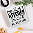 thumbnail image 5 of Zomyto 7"x7" Kitchen Decor Wooden Box Sign, Funny Kitchen Table Decoration Cabinets Decor, Meals And Memories, Kitchen s New Home House, 5 of 5