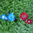 thumbnail image 4 of 80mm Plastic Step Down Golf Ball Tee Holder Low Friction and Resistance 2PCS Unbreakable Golf Tee Golf Training Practice Tees Blue, 4 of 6