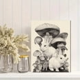 thumbnail image 2 of Cute Bunnies and Mushrooms Canvas Print, Wall Art for Living Room, Bedroom, Office, Nursery, Kids Room, 2 of 8